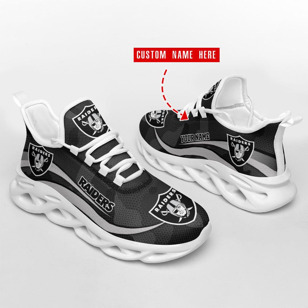 Las Vegas Raiders Personalized Yezy Running Sneakers SPD437