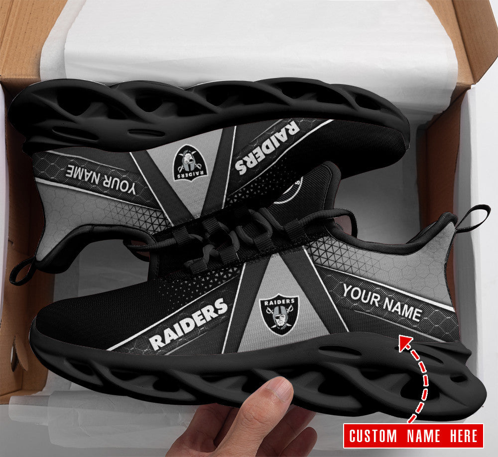 Las Vegas Raiders Personalized Yezy Running Sneakers SPD469