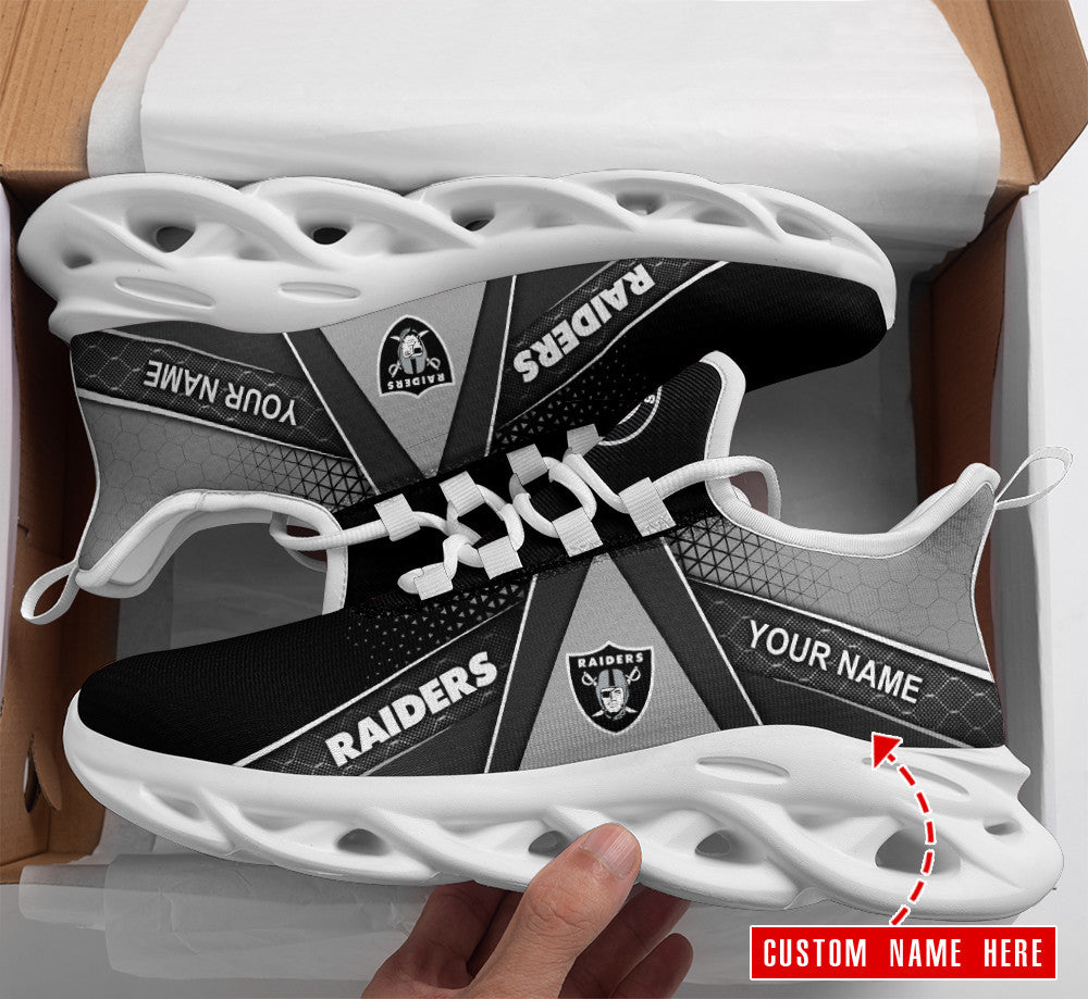 Las Vegas Raiders Personalized Yezy Running Sneakers SPD469