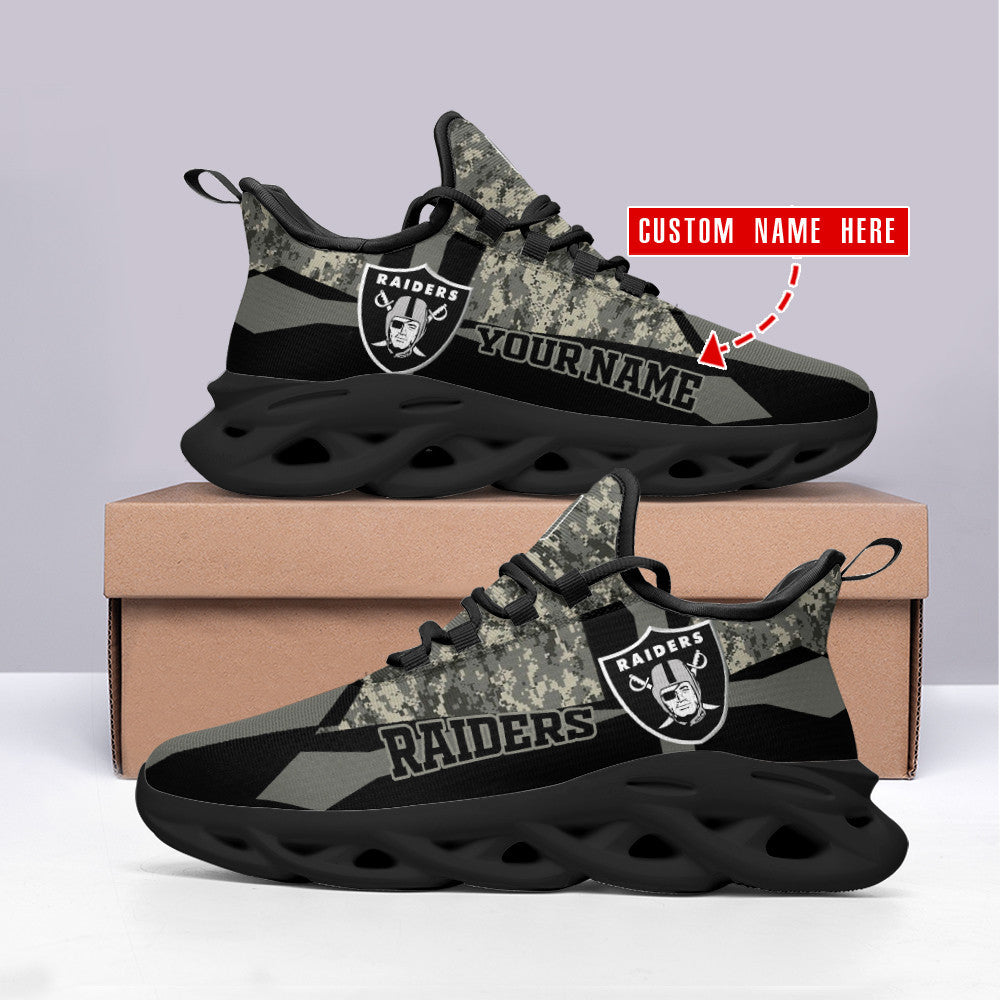 Las Vegas Raiders Personalized Yezy Running Sneakers SPD491