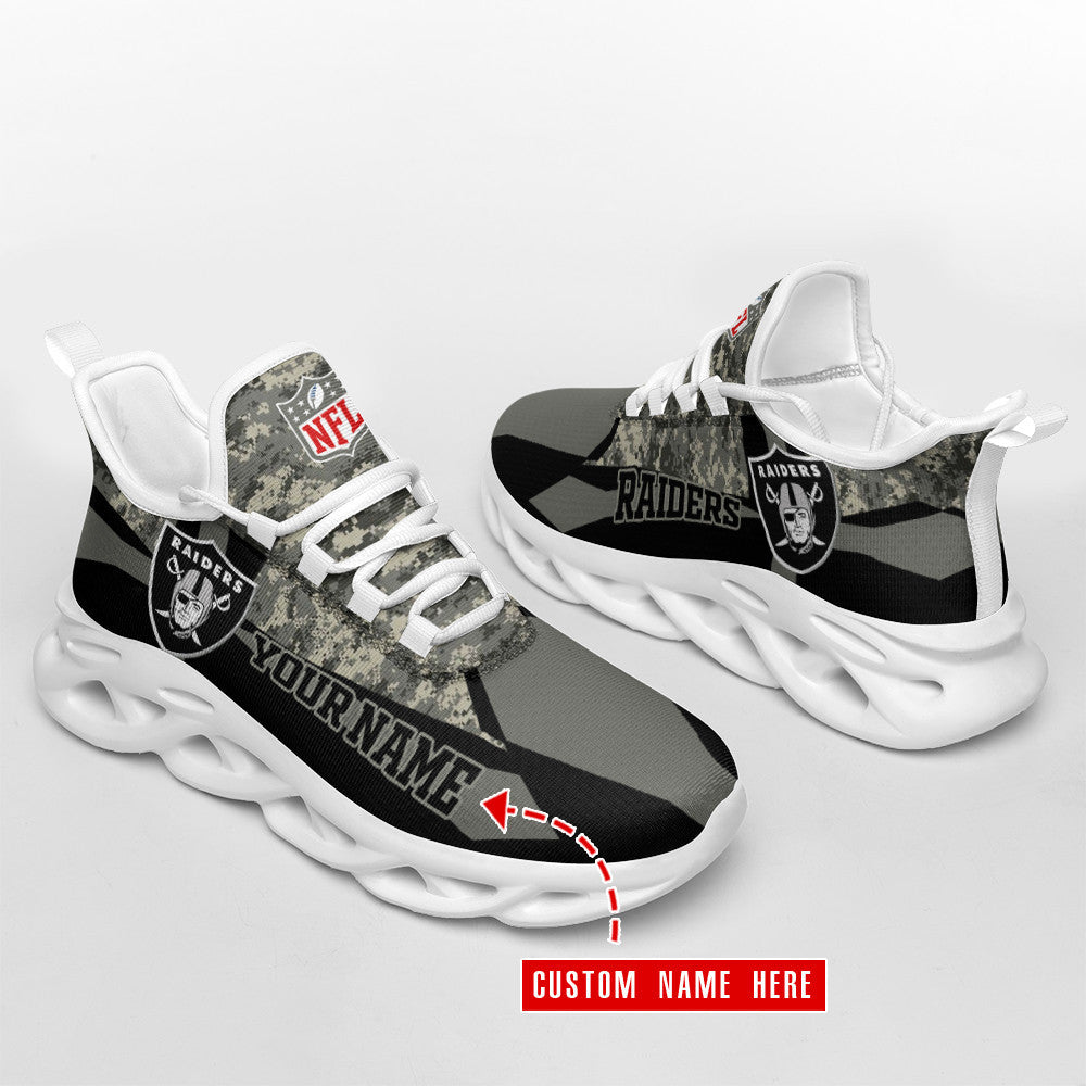 Las Vegas Raiders Personalized Yezy Running Sneakers SPD491