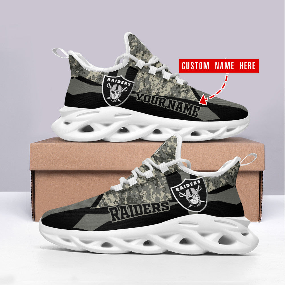 Las Vegas Raiders Personalized Yezy Running Sneakers SPD491