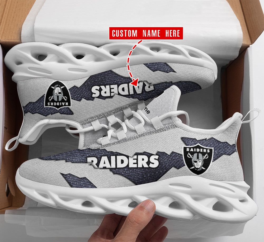 Las Vegas Raiders Personalized Yezy Running Sneakers SPD500