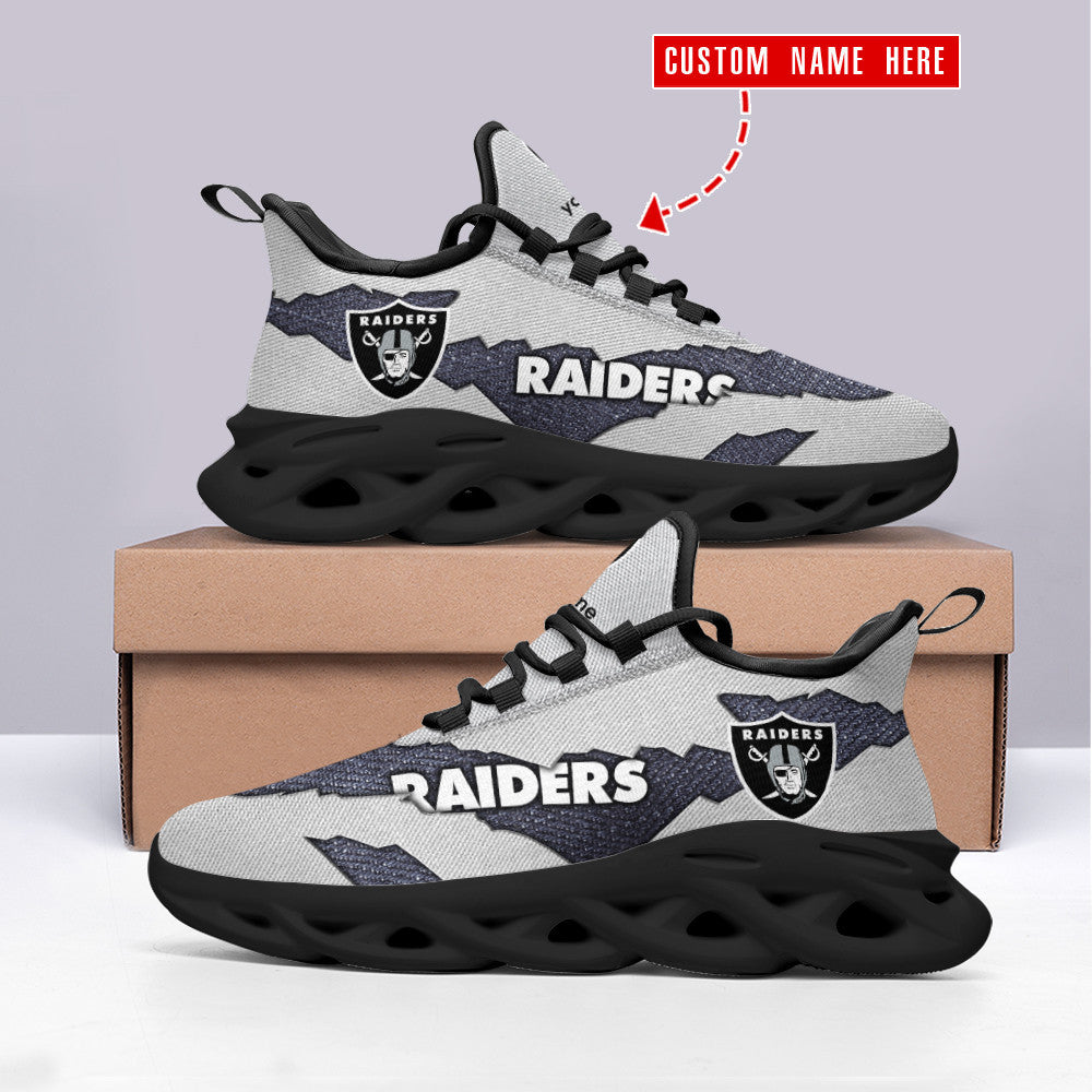 Las Vegas Raiders Personalized Yezy Running Sneakers SPD500