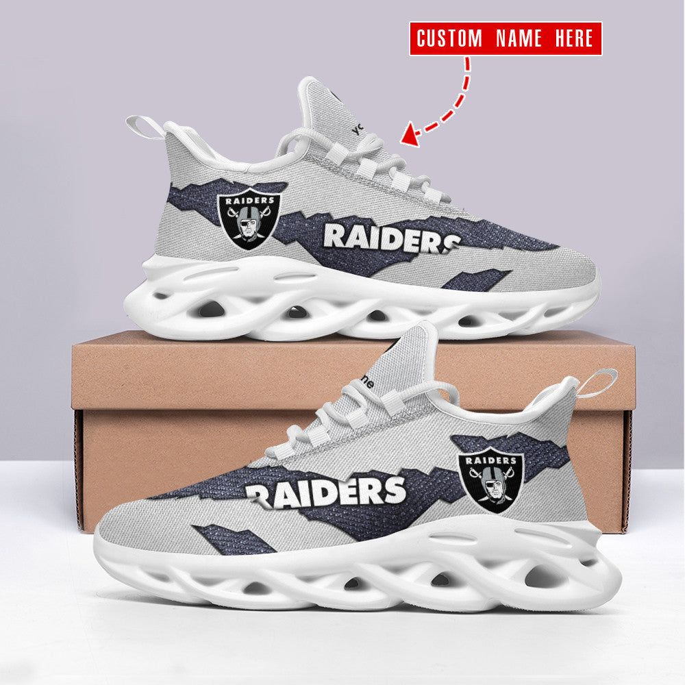 Las Vegas Raiders Personalized Yezy Running Sneakers SPD500