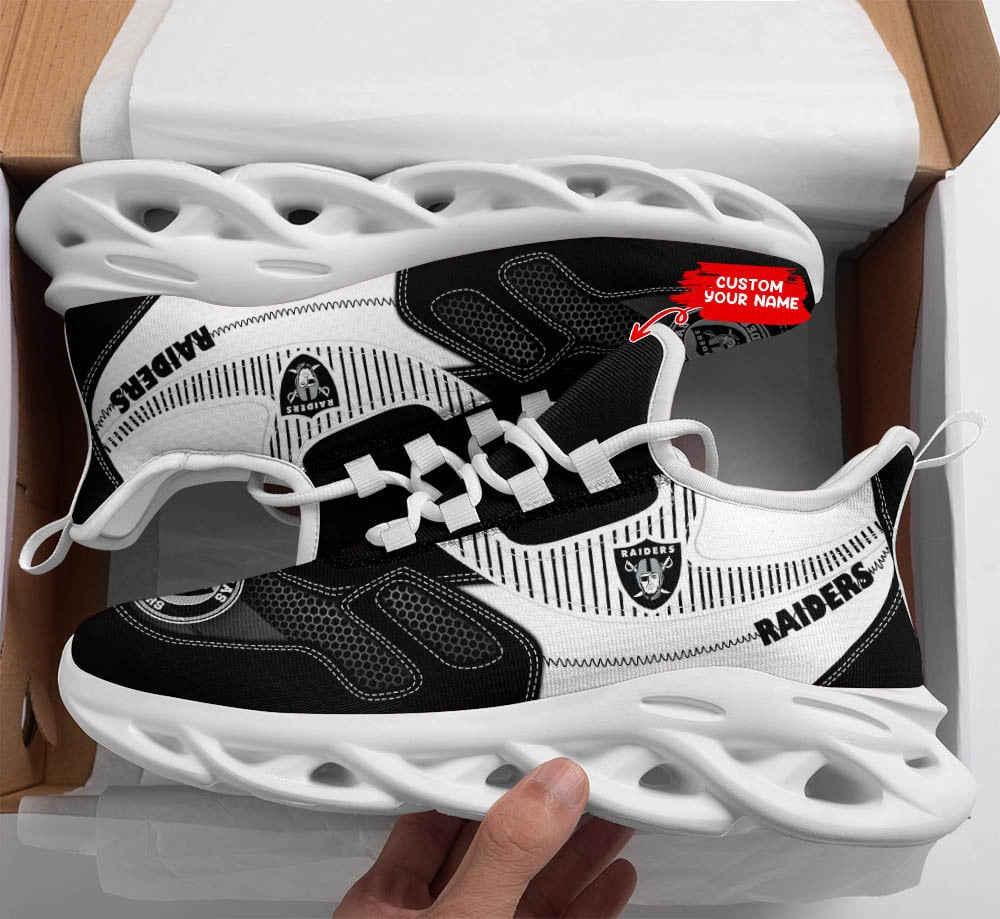 Las Vegas Raiders Personalized Yezy Running Sneakers SPD545