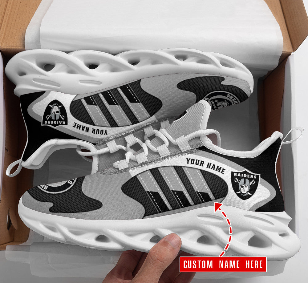 Las Vegas Raiders Personalized Yezy Running Sneakers SPD585