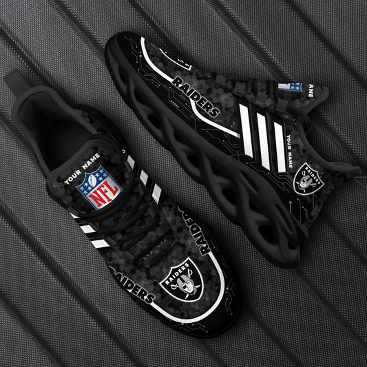 Las Vegas Raiders Personalized Yezy Running Sneakers SPD655