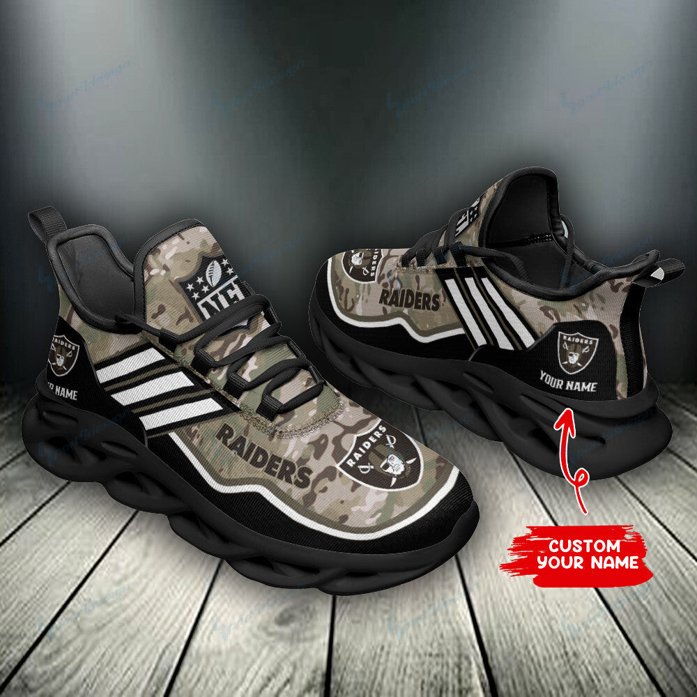 Las Vegas Raiders Personalized Yezy Running Sneakers SPD86
