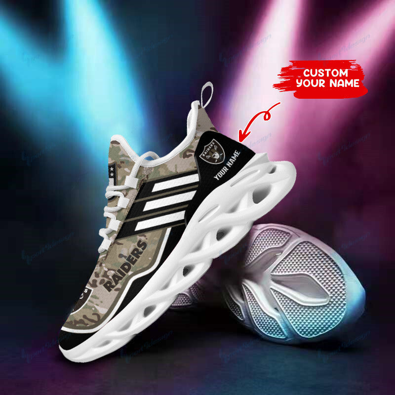 Las Vegas Raiders Personalized Yezy Running Sneakers SPD86