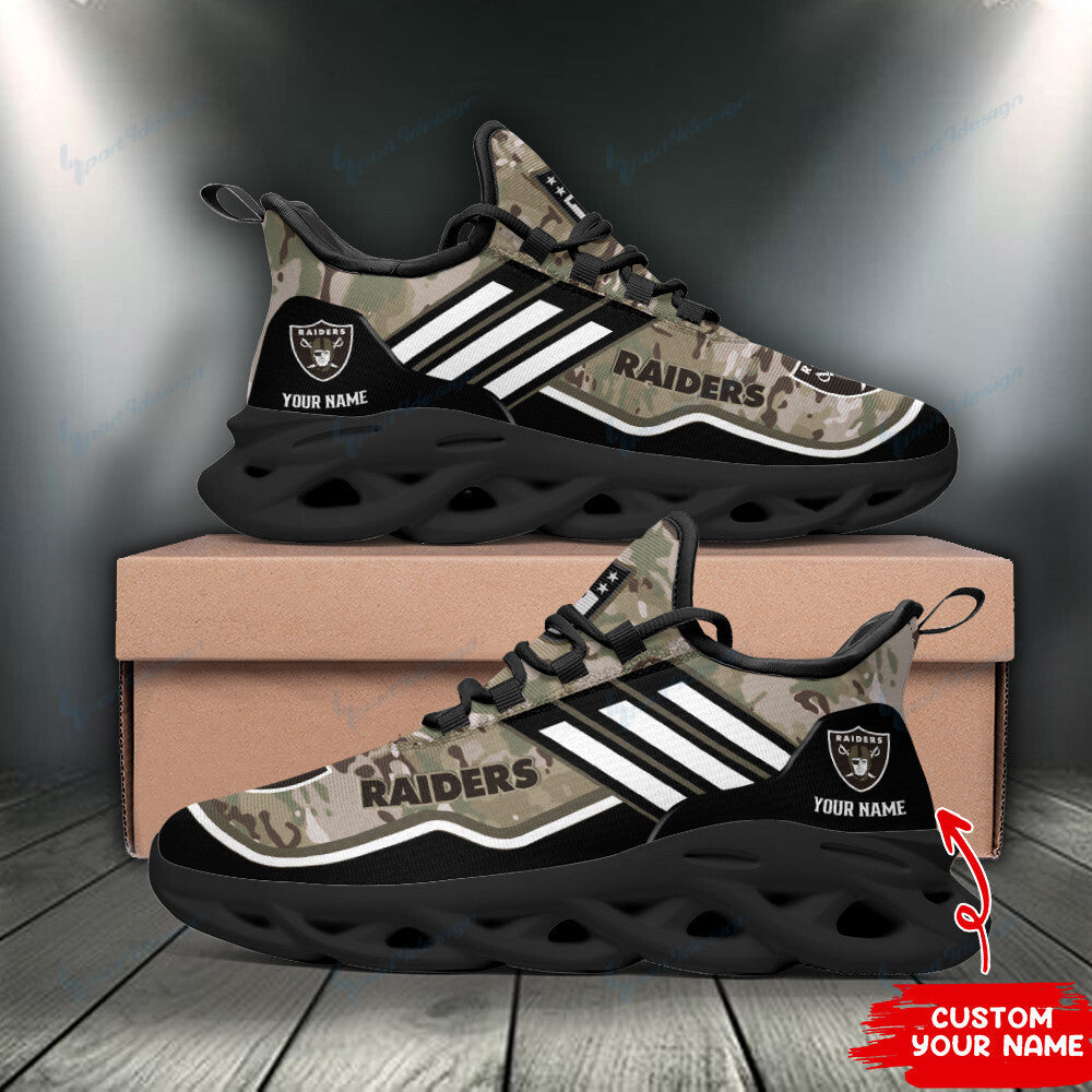 Las Vegas Raiders Personalized Yezy Running Sneakers SPD86