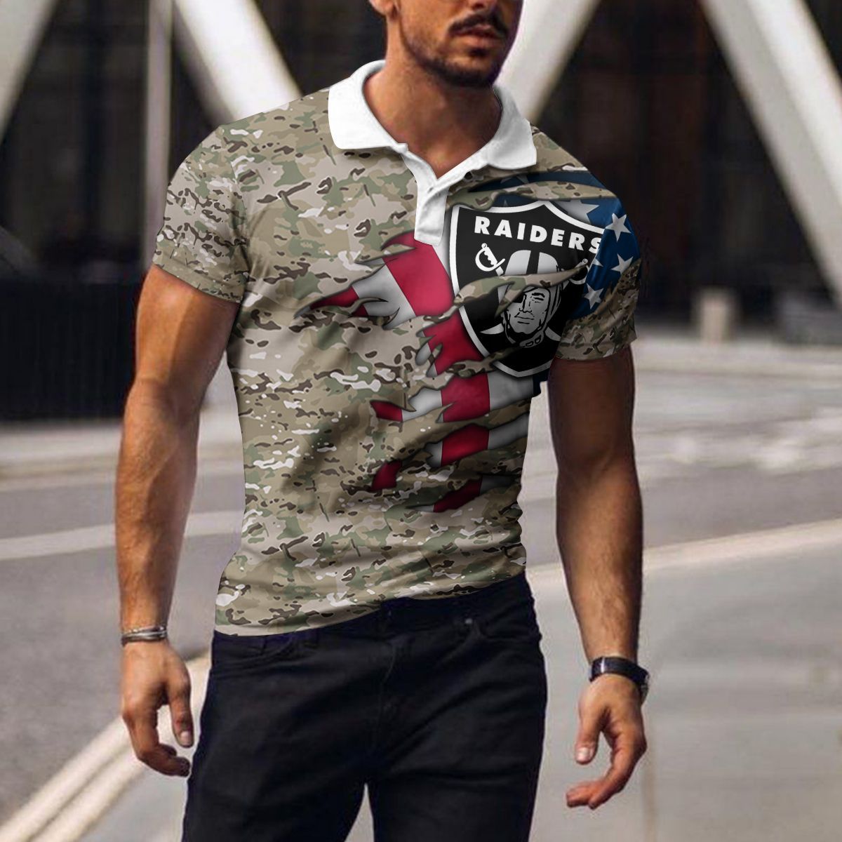 Las Vegas Raiders Polo T-shirt 031