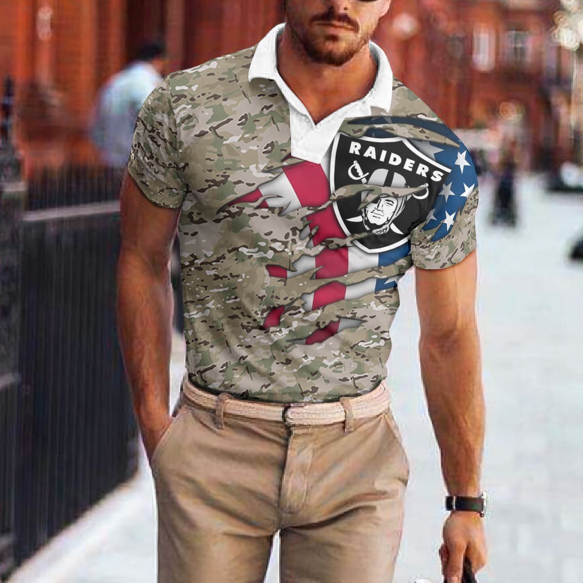 Las Vegas Raiders Polo T-shirt 031