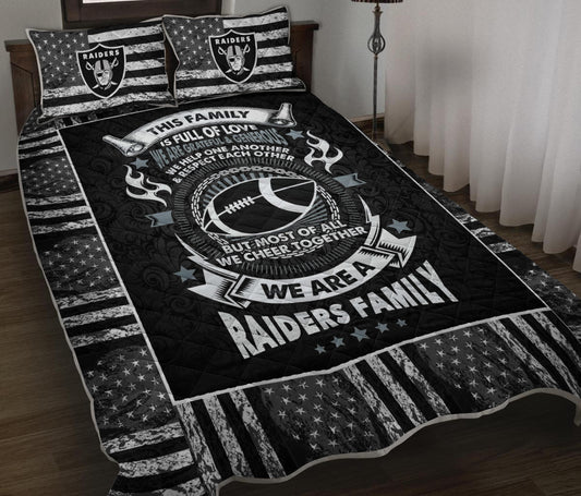 Las Vegas Raiders Quilt Set BG77