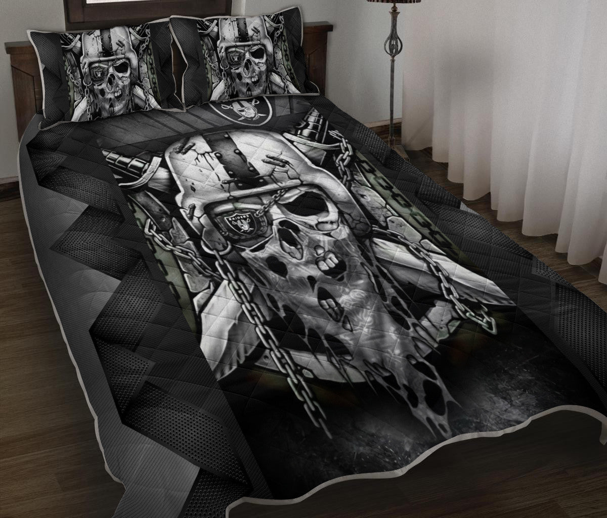 Las Vegas Raiders Quilt Set BG80