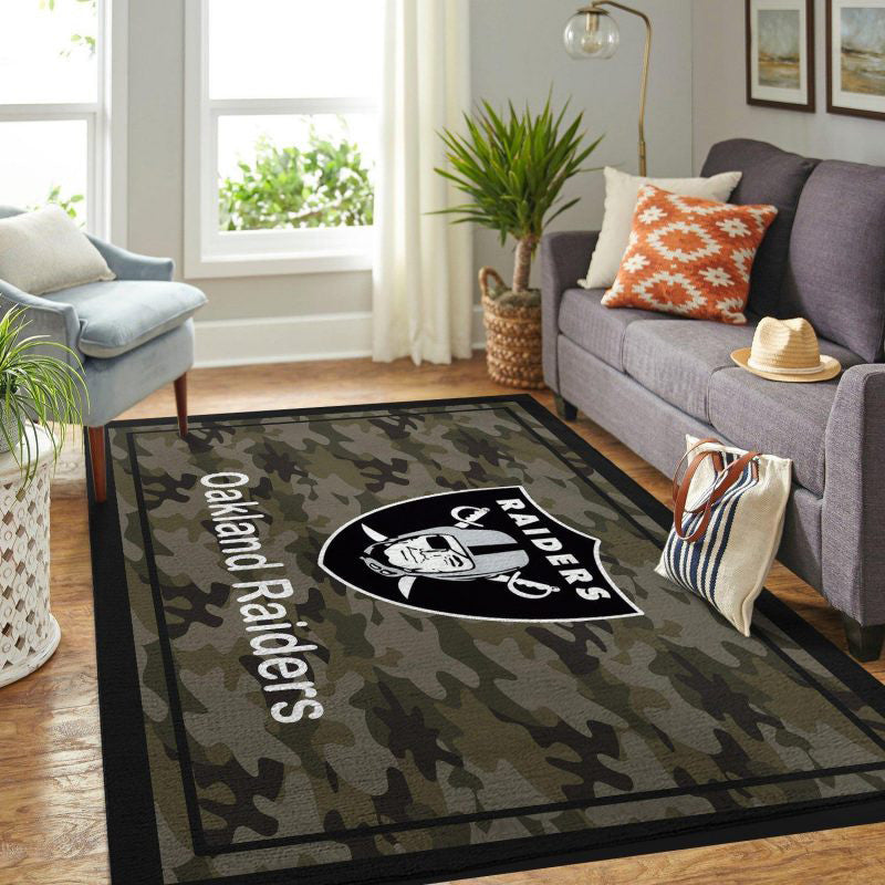 Las Vegas Raiders Rectangle Rug 83
