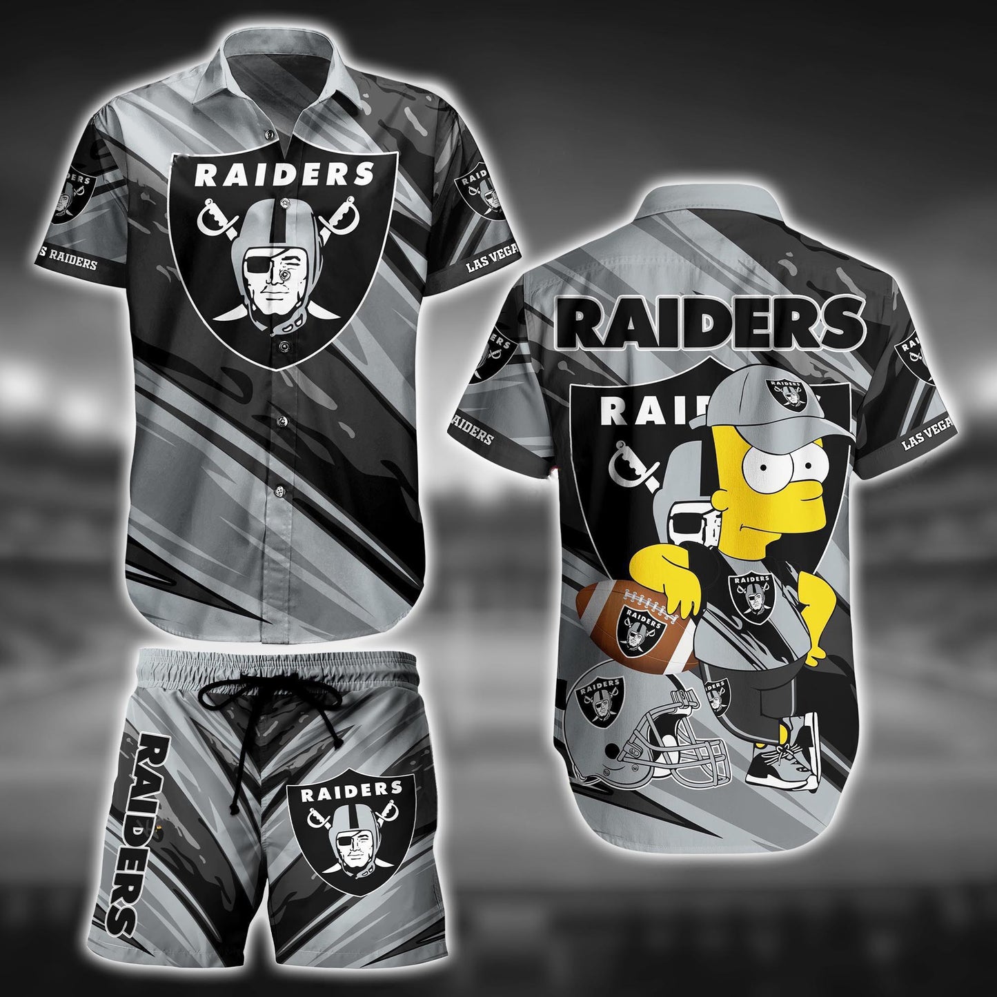 Las Vegas Raiders Shirt and Shorts BG205