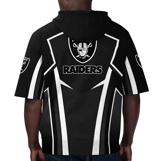 Las Vegas Raiders Short Sleeve Hoodie BG54