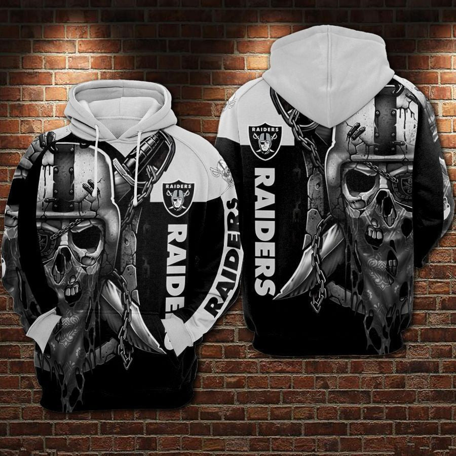 Las Vegas Raiders Skull Hoodie 1