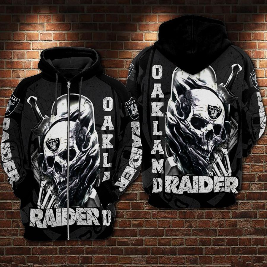 Las Vegas Raiders Skull Hoodie 2