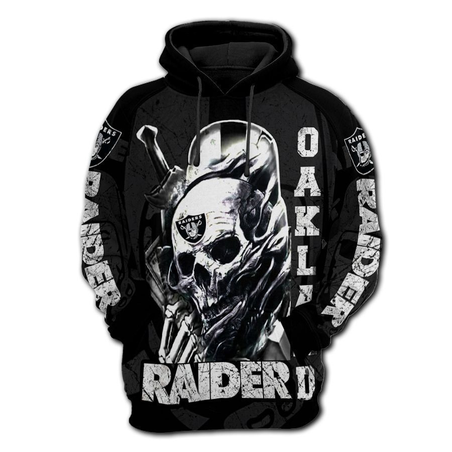 Las Vegas Raiders Skull Hoodie 2
