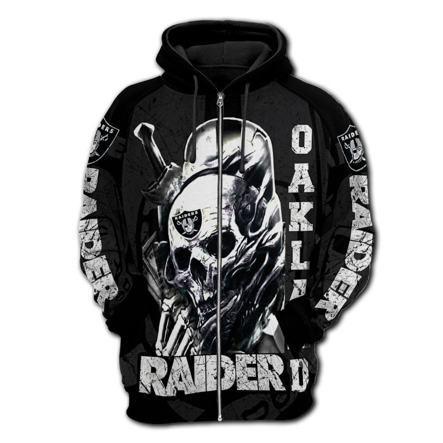 Las Vegas Raiders Skull Hoodie 2
