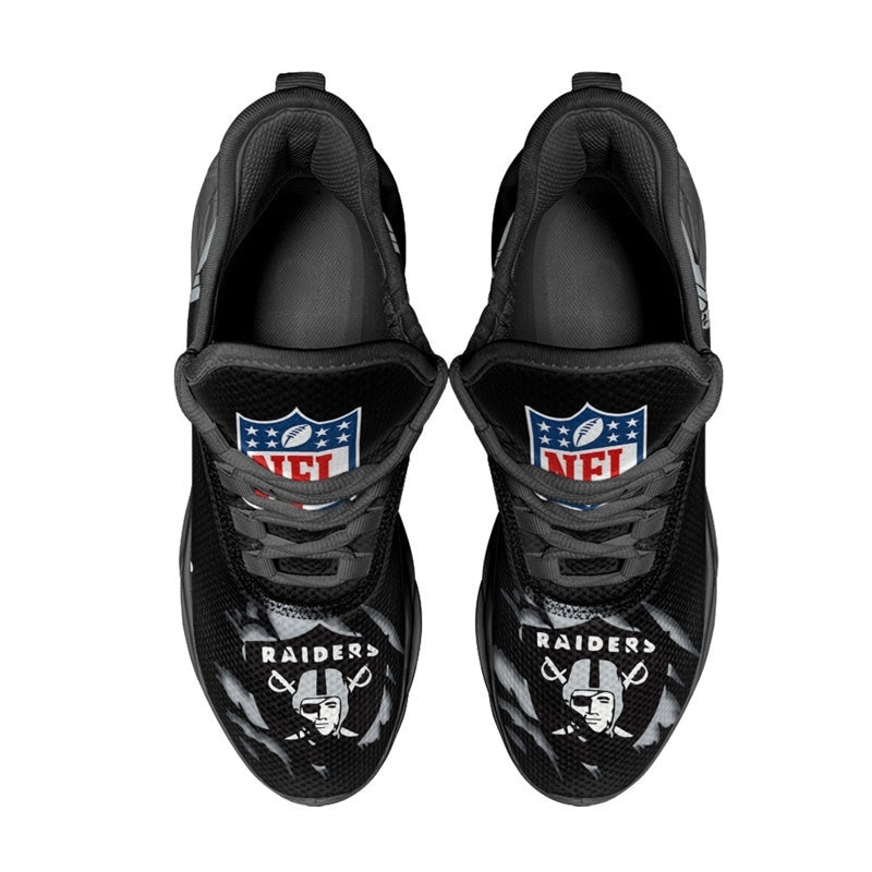 Las Vegas Raiders Sneakers 3D Max Soul Shoes