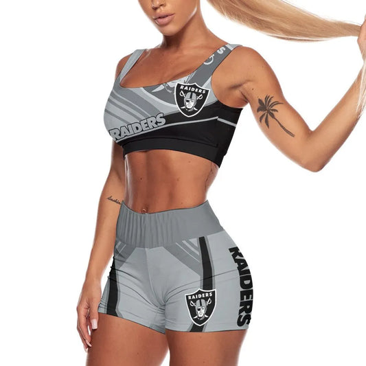 Las Vegas Raiders Sport Bra & Trunks 168-1
