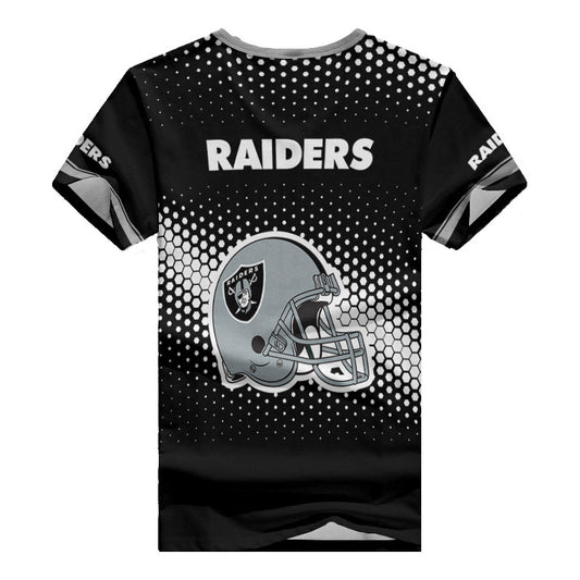 Las Vegas Raiders Summer V-neck Women T-shirt 126