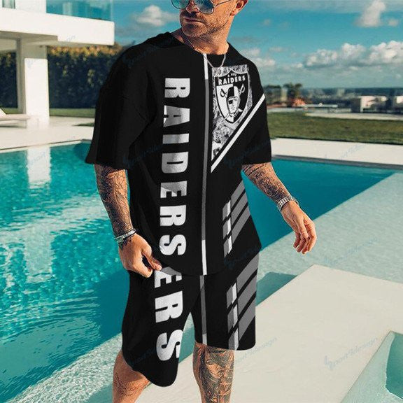 Las Vegas Raiders T-shirt and Shorts BG19