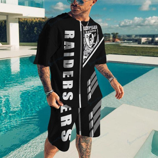 Las Vegas Raiders T-shirt and Shorts BG19