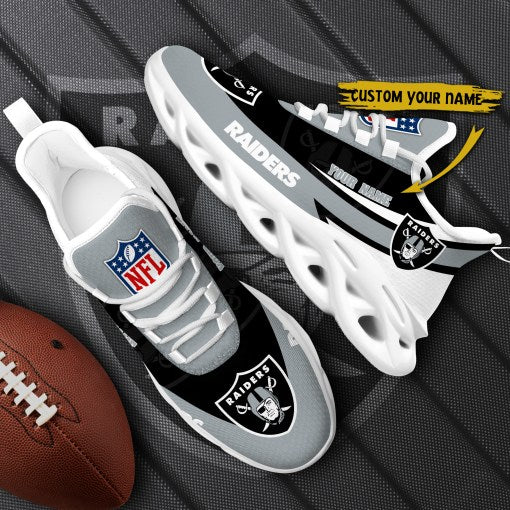 Las Vegas Raiders Personalized Yezy Running Sneakers SPDMS800