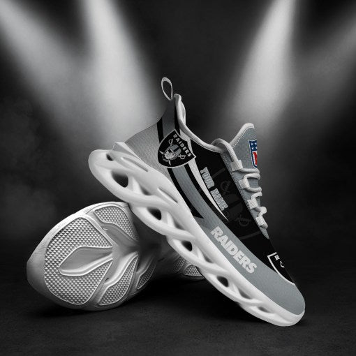 Las Vegas Raiders Personalized Yezy Running Sneakers SPDMS800