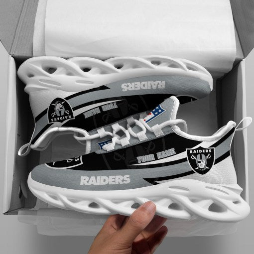 Las Vegas Raiders Personalized Yezy Running Sneakers SPDMS800
