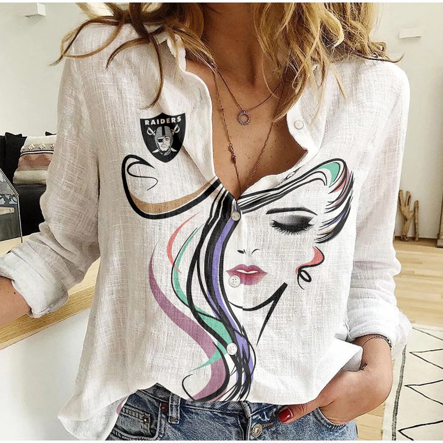 Las Vegas Raiders Woman Shirt BG67