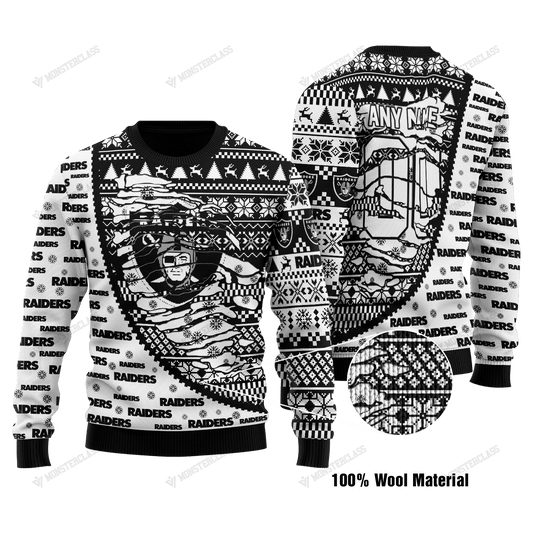 Las Vegas Raiders Woolen Sweater 131