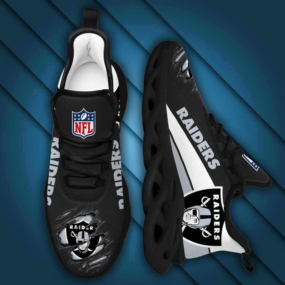 Las Vegas Raiders Yezy Running Sneakers 960