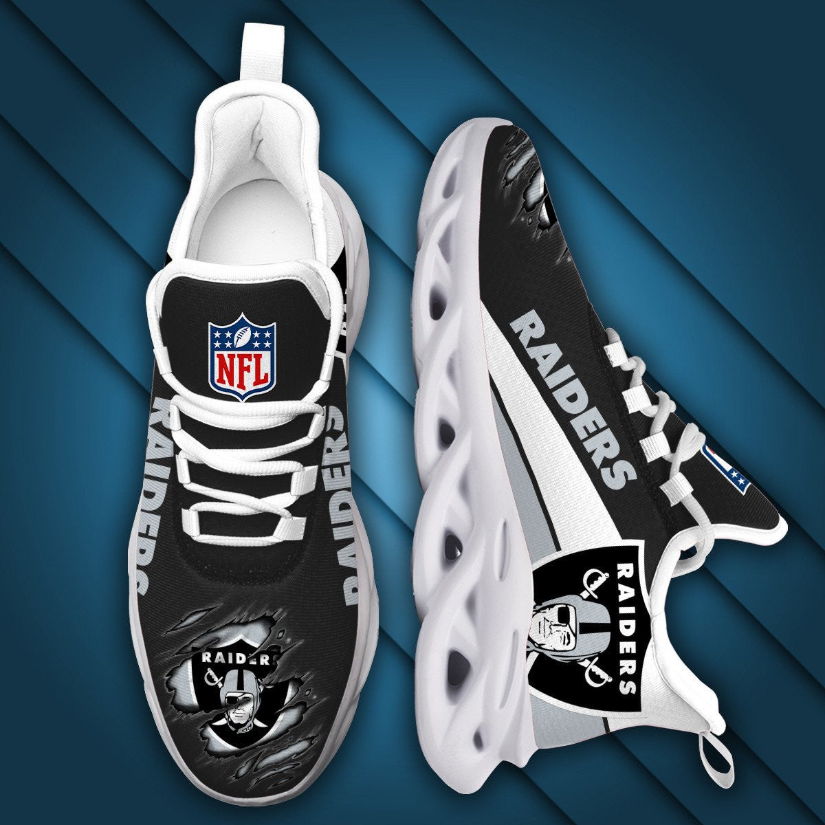 Las Vegas Raiders Yezy Running Sneakers 960