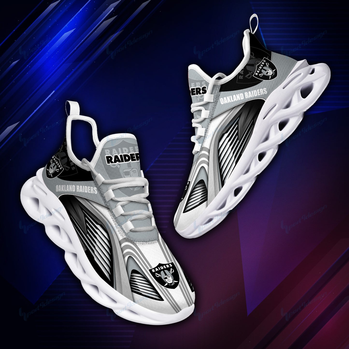 Las Vegas Raiders Yezy Running Sneakers BB970