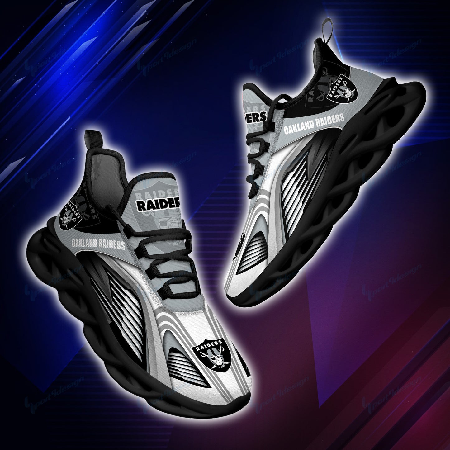 Las Vegas Raiders Yezy Running Sneakers BB970