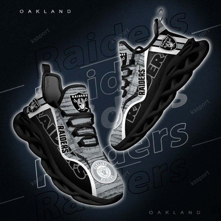 Las Vegas Raiders Yezy Running Sneakers BG796