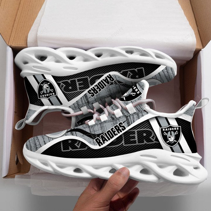 Las Vegas Raiders Yezy Running Sneakers BG796