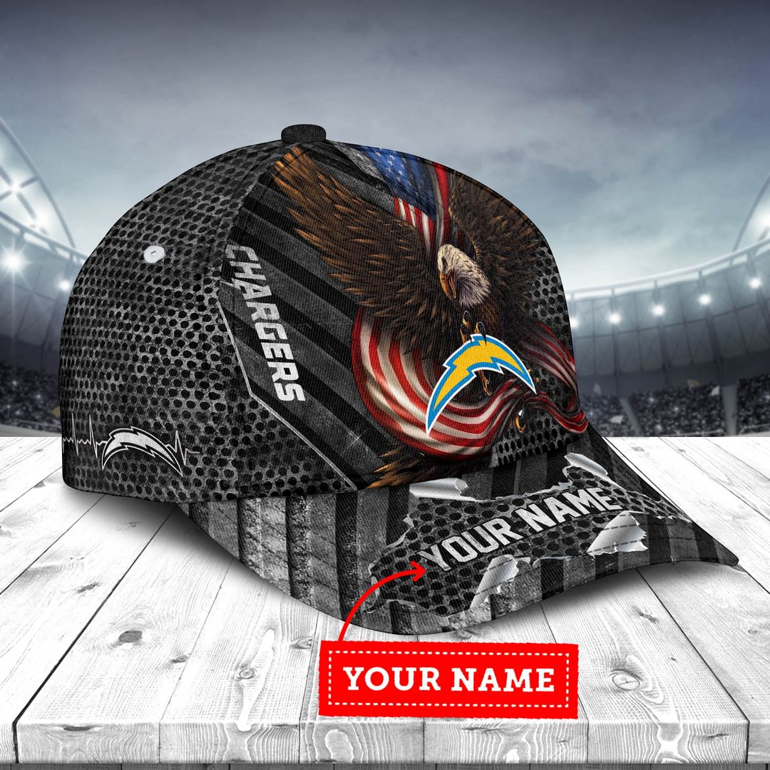 Los Angeles Chargers Personalized Classic Cap AZCCAP236