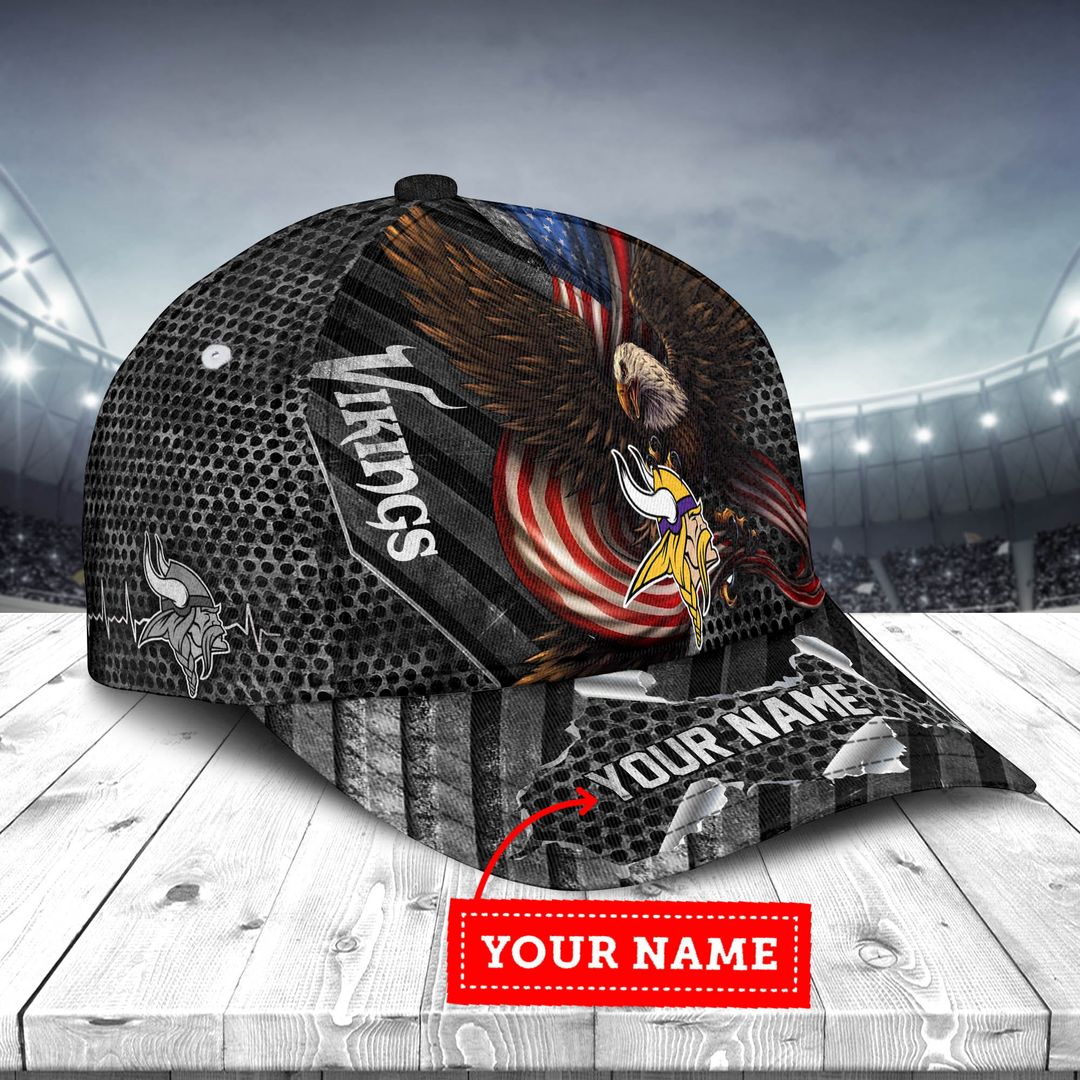 Minnesota Vikings Personalized Classic Cap AZCCAP239