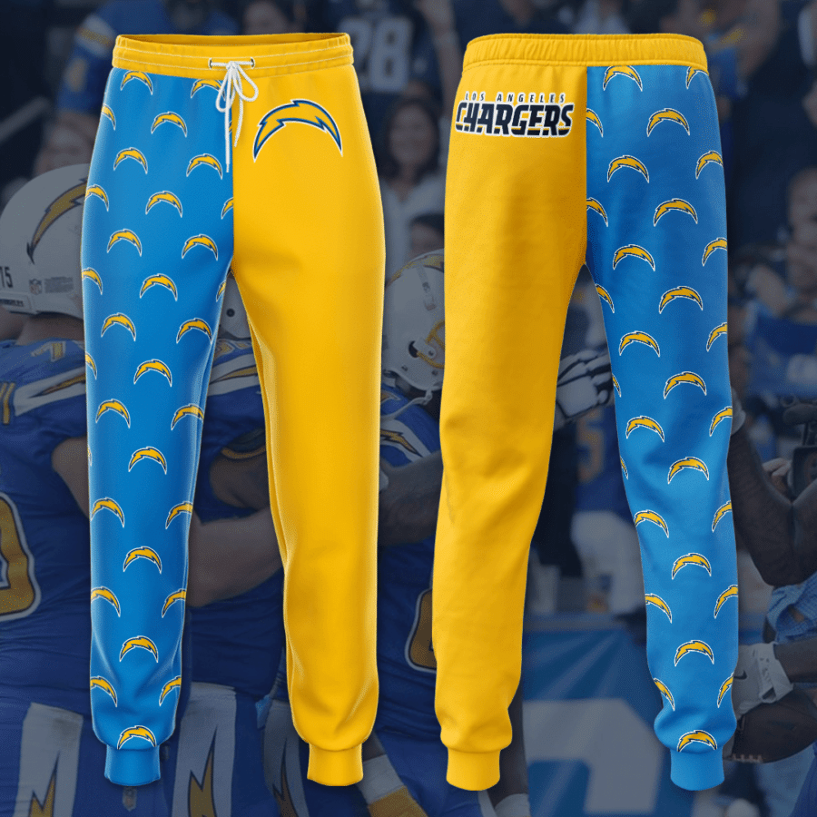 Los Angeles Chargers 3D Printed pocket Sweatpant 114