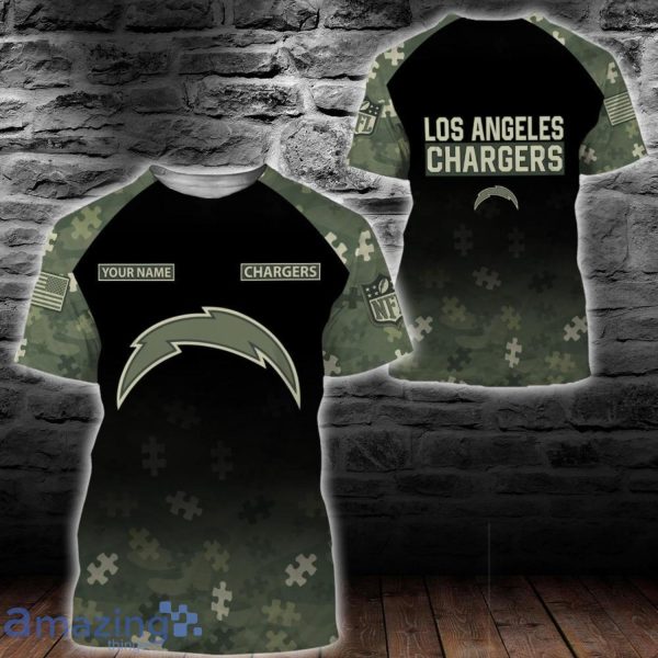 Los Angeles Chargers All Over Printed T-shirt Sweatshirt Hoodie AZCHD649
