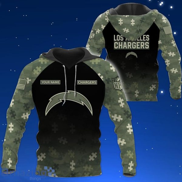 Los Angeles Chargers All Over Printed T-shirt Sweatshirt Hoodie AZCHD649