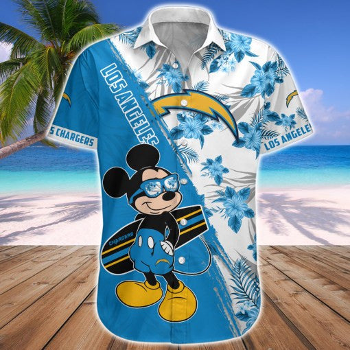 Los Angeles Chargers Button Shirt BG804