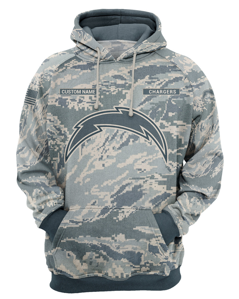 Los Angeles Chargers Personalized All Over Printed 377