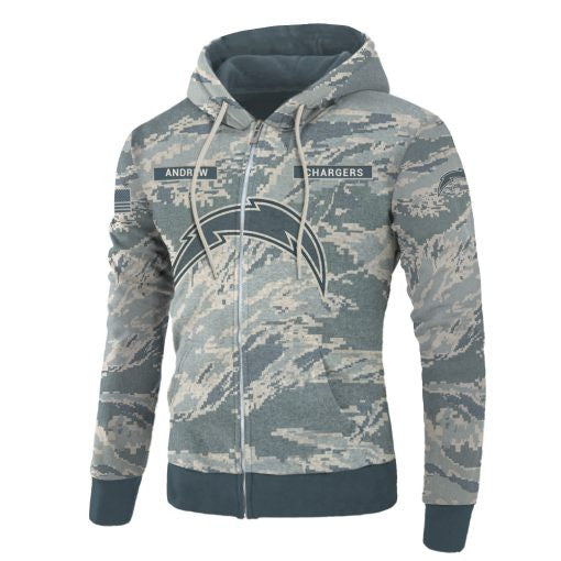 Los Angeles Chargers Personalized All Over Printed 377